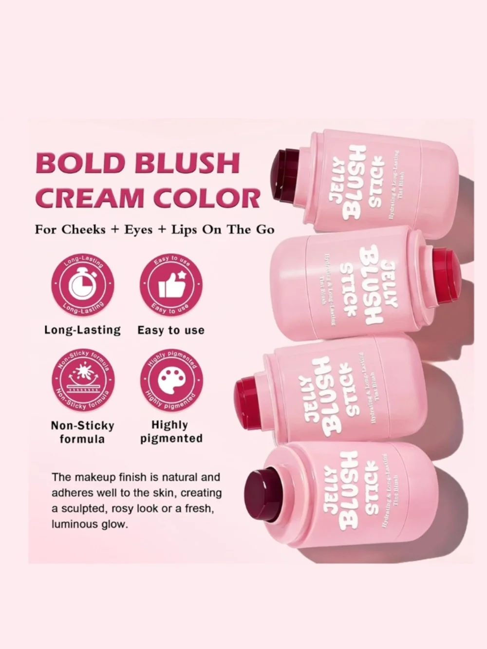 Jelly Blush Stick Soft Pink